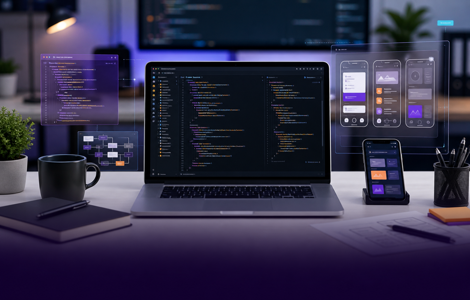 Software development course visual